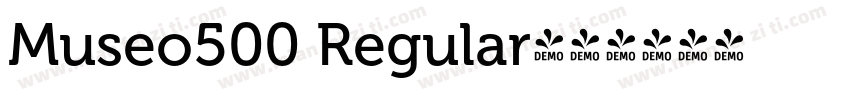 Museo500 Regular字体转换